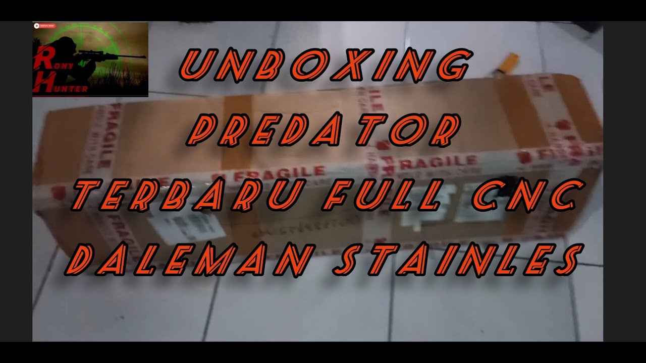 UNBOXING PCP PREDATOR TACTICAL FULL CNC