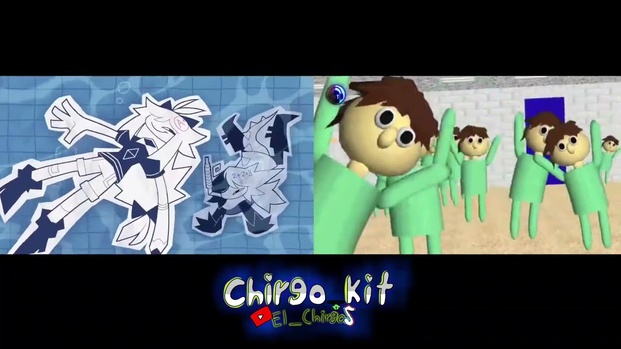 fundamental paper education VS baldi's basics in education || by: Chirgo_Kit