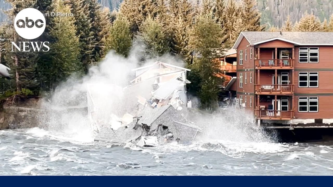 'This is a very rare event': Glacial break causes major flooding in Alaska | GMA