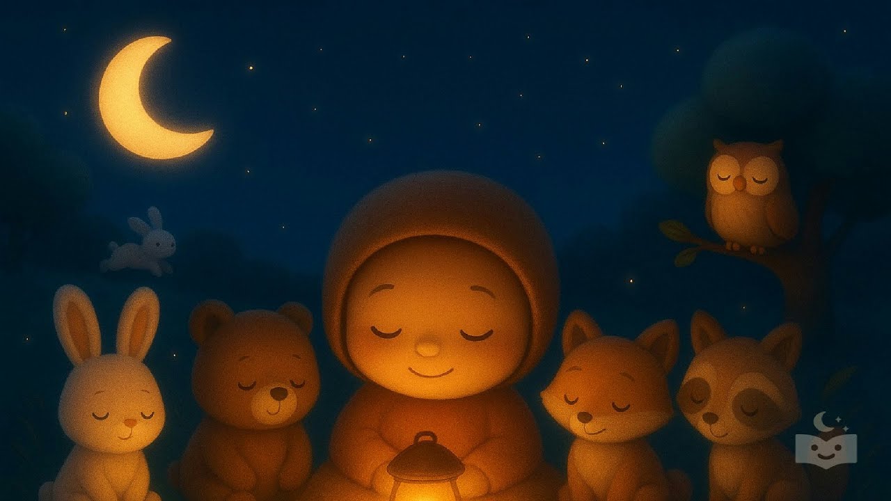 Moonlit Meadow Bedtime Lullaby 🌙🐰 Gentle Sleep Music by BrightTales Sleep