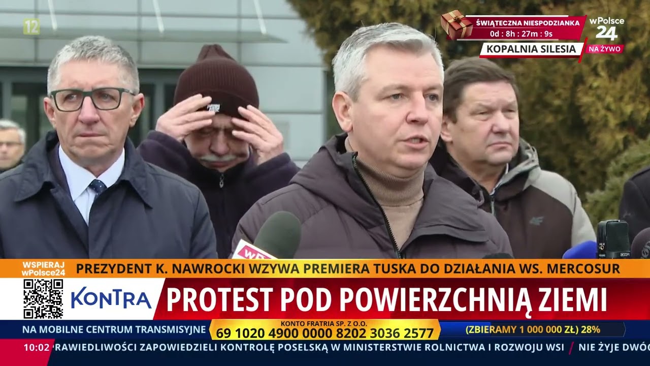 Krzyk rozpaczy g&oacute;rnik&oacute;w w kopalni Silesia