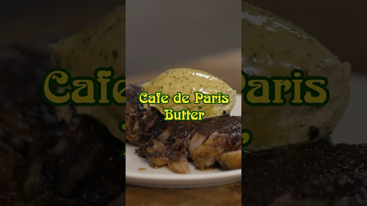 Как приготовить стейк Сирлойн с маслом Caf&eacute; de Paris #основымасла #приготовление #стейк #масло