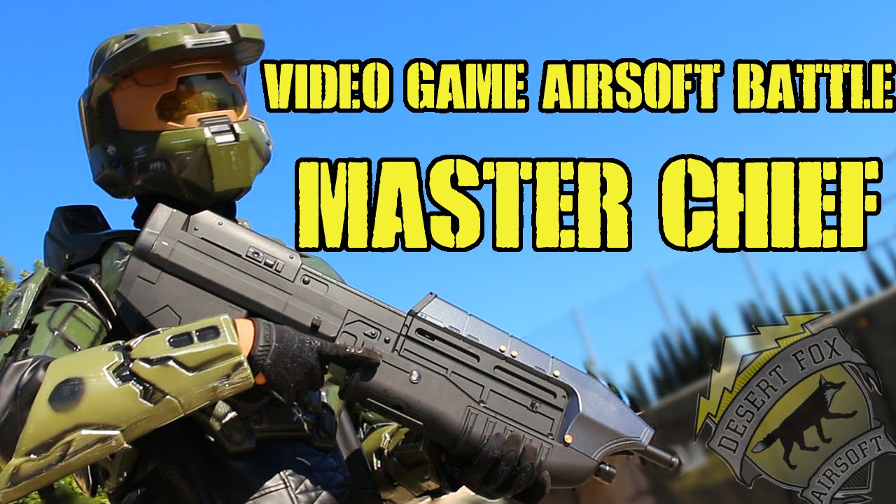 Video Game Character Airsoft Battle as Master Chief (Hollywood Sports Park)