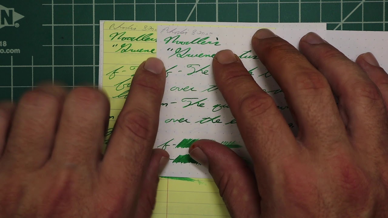 Noodler's Gruene Cactus Fountain Pen Ink #fountainpenink #fountainpens