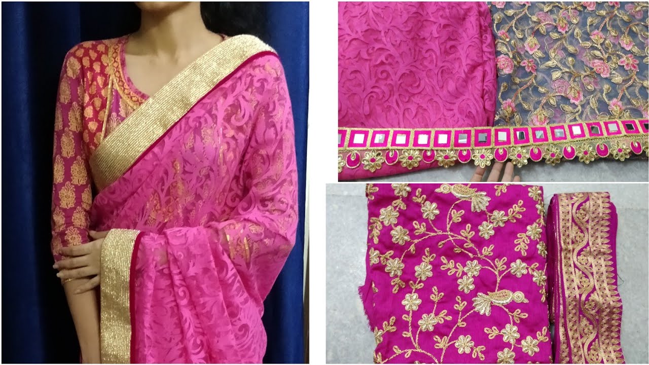 Buy Pink Fabric,Saree,Lace...Buy Online...