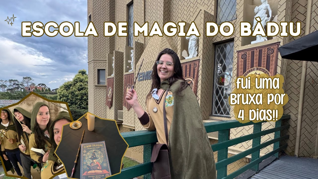 Eu fui pra uma ESCOLA DE MAGIA de verdade aqui no Brasil✨🔮 