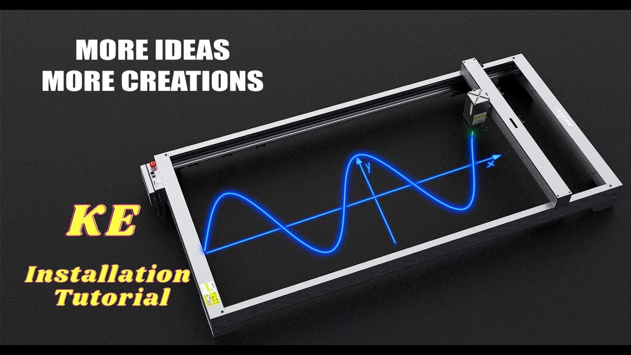 Atezr KE Extension Kit Installation Tutorial-Simple and quick replacement and assembly of the Y-axis