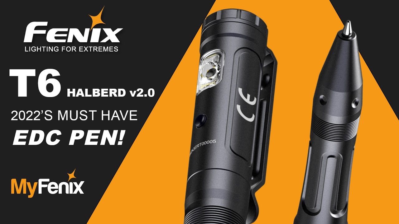 Fenix T6 Halberd V2.0 Pen - Must have EDC Pen this year!