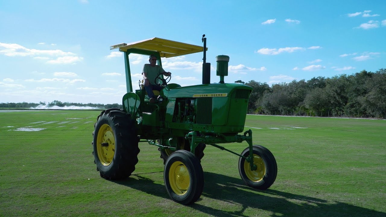 Check out this 1969 John Deere 4020! A Diesel High Crop Tractor Used to Grow Peppers in Florida!