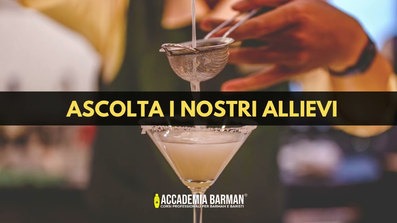Corso Barman Professionale a Roma - 100% Pratico per Principianti – Accademia Barman