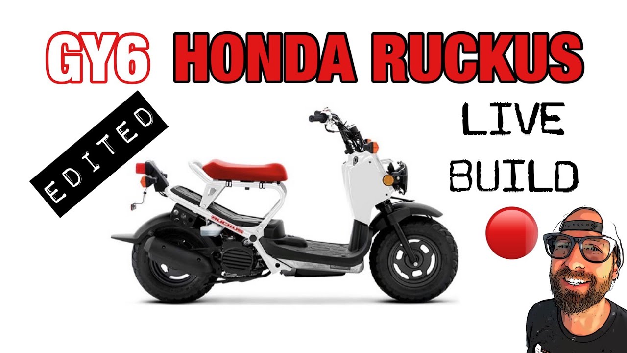 Honda Ruckus frame up build 🔴LIVE [EPISODE 2]