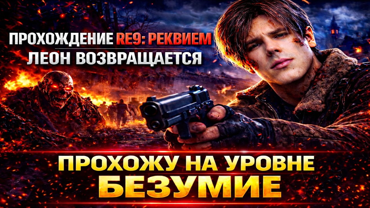 🔴Resident Evil Requiem: Сложность БЕЗУМИЕ