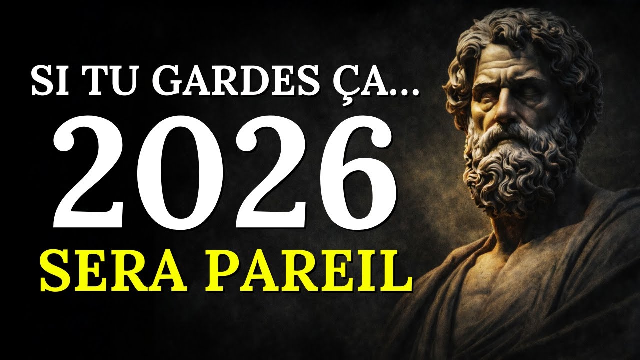 Si tu gardes ça, 2026 sera pareil : l’habitude invisible qui ruine tes progrès | Sagesse stoïcienne