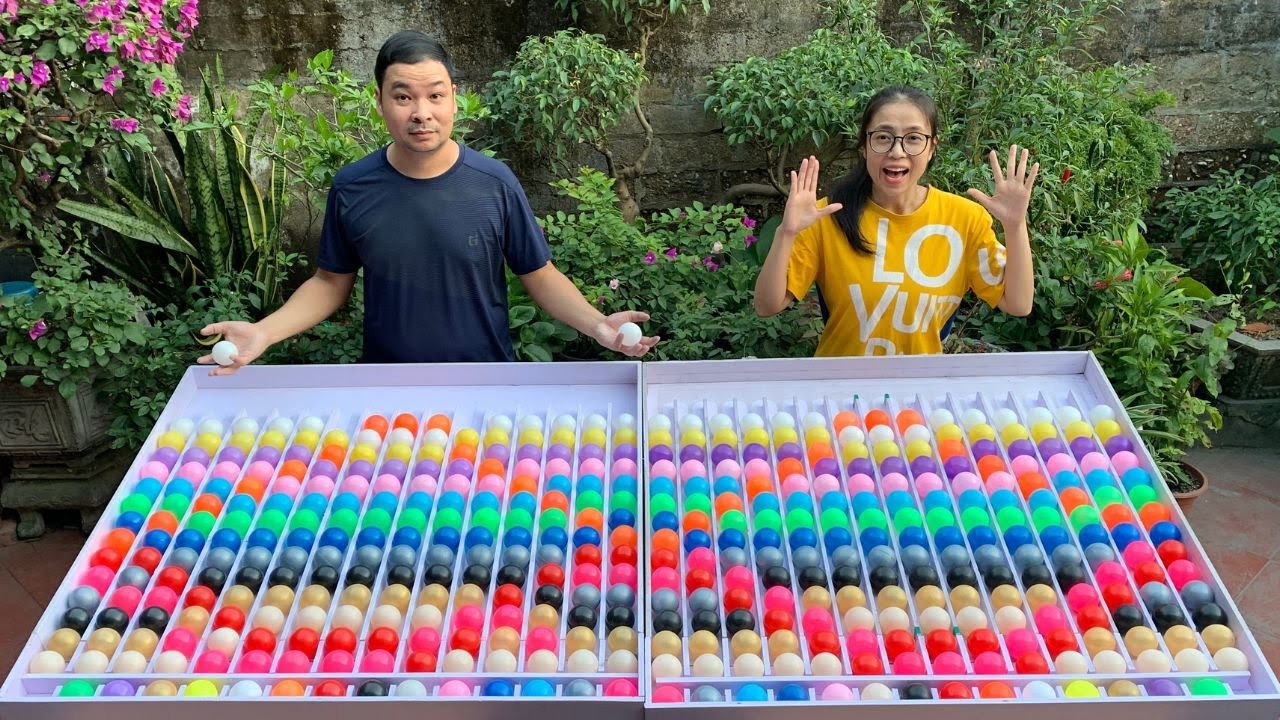 Puzzle sorting ball game challenging game hard mode from rainbow balls