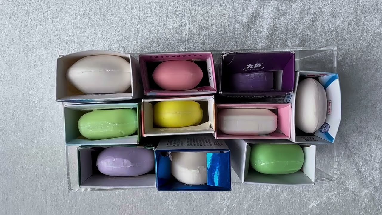 ASMR Soap Cutting Dry Soap Cutting ASMR Satisfying Sound ASMR No Talking Crispy Lovely Vintage Soap