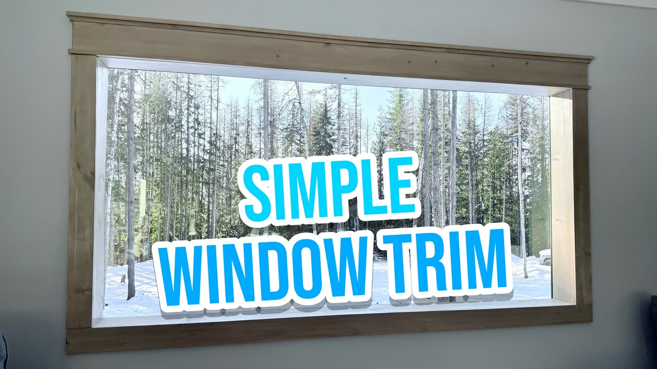 Easiest way to trim a window