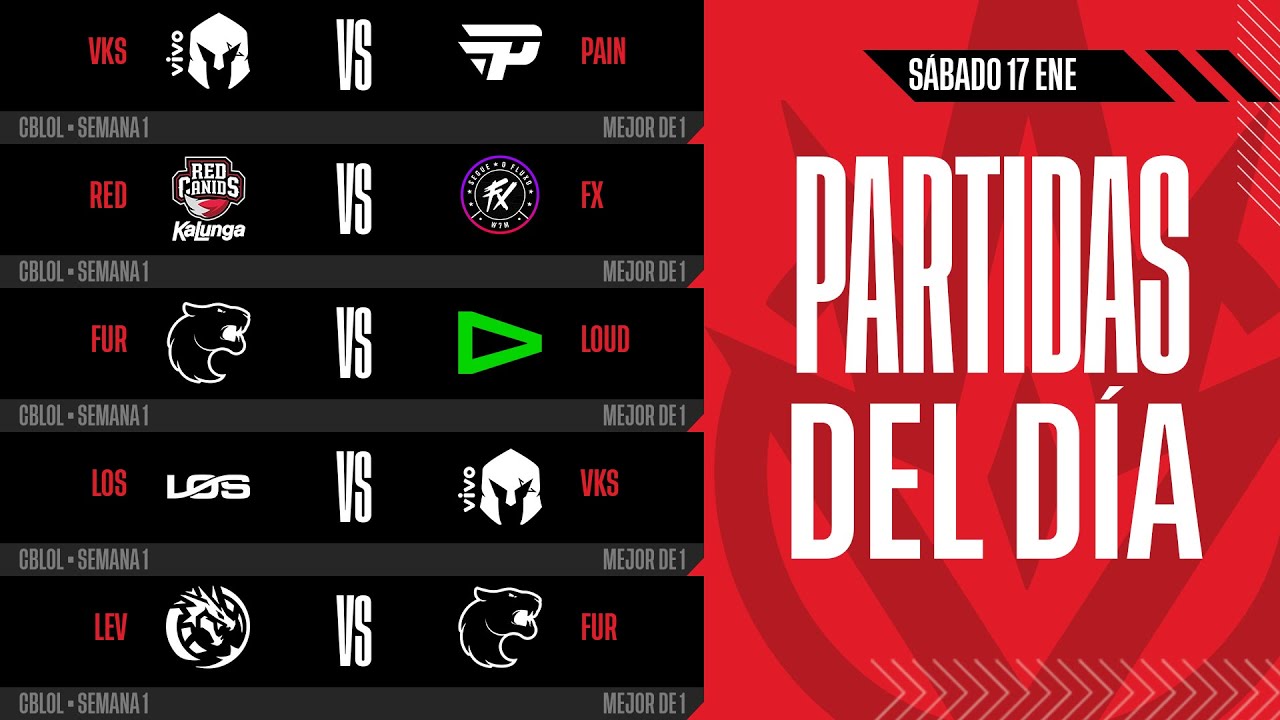 CBLOL x LOL ESPORTS LATAM | Semana 1 - Día 1 | Fase regular (Bo1)