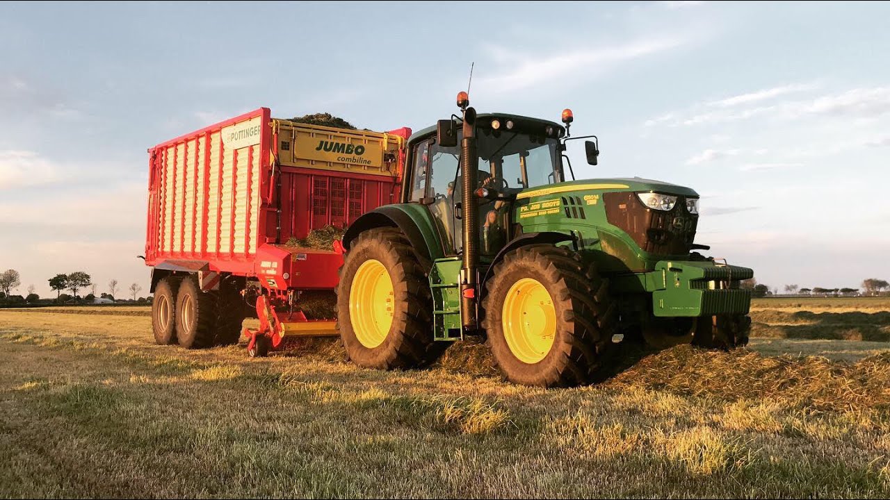 John Deere 6150M P&ouml;ttinger Jumbo 6010 Combiline #johndeere