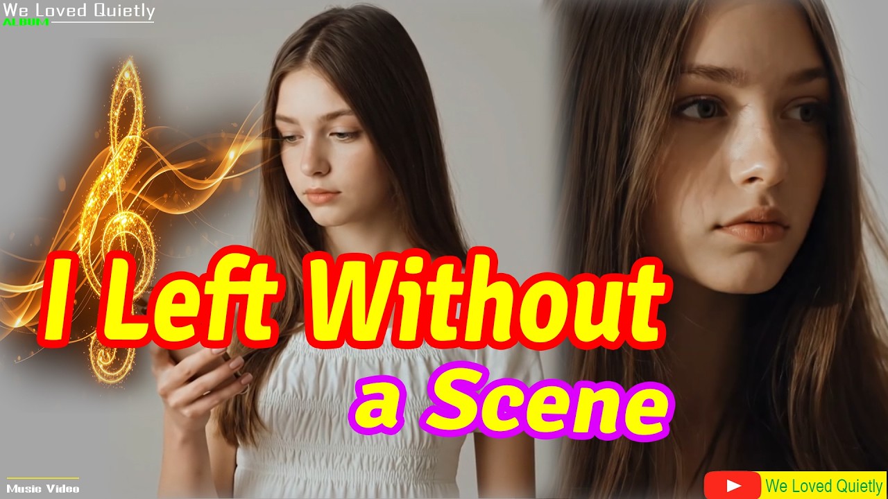 I Left Without a Scene | A Quiet Sad Song From a Girl Who Loved Too Much #sadsong #lonely