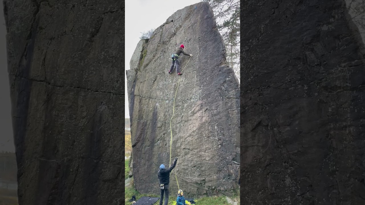 FALLING! Follow for more #rockclimbing