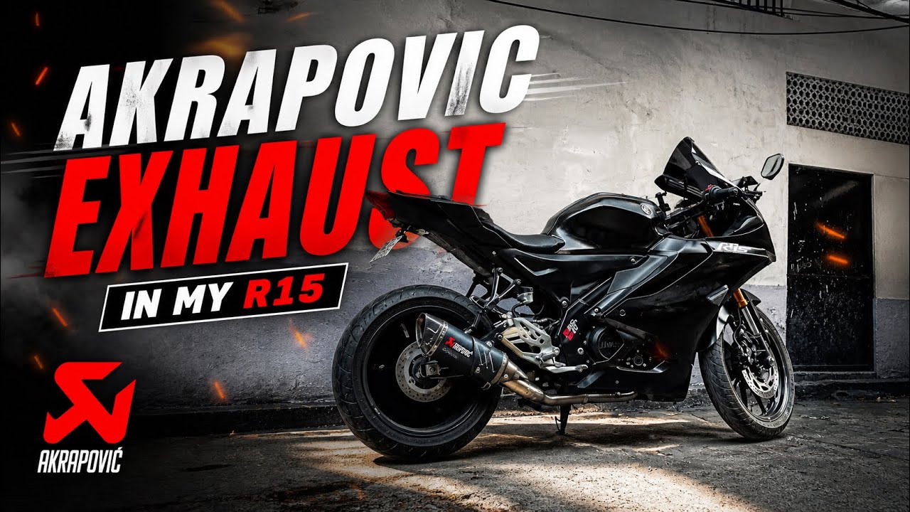 Yamaha R15 V4 Exhaust Upgrade: What You NEED to Know