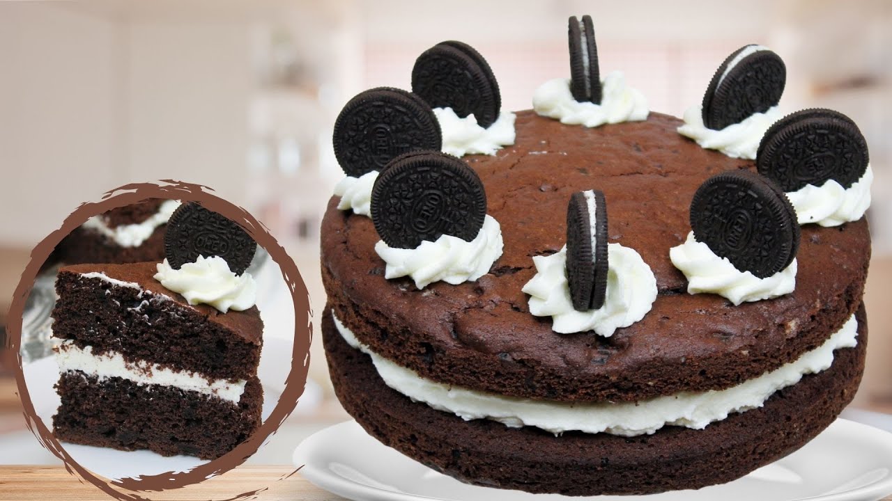 Cookies and Cream Cake mit Oreos
