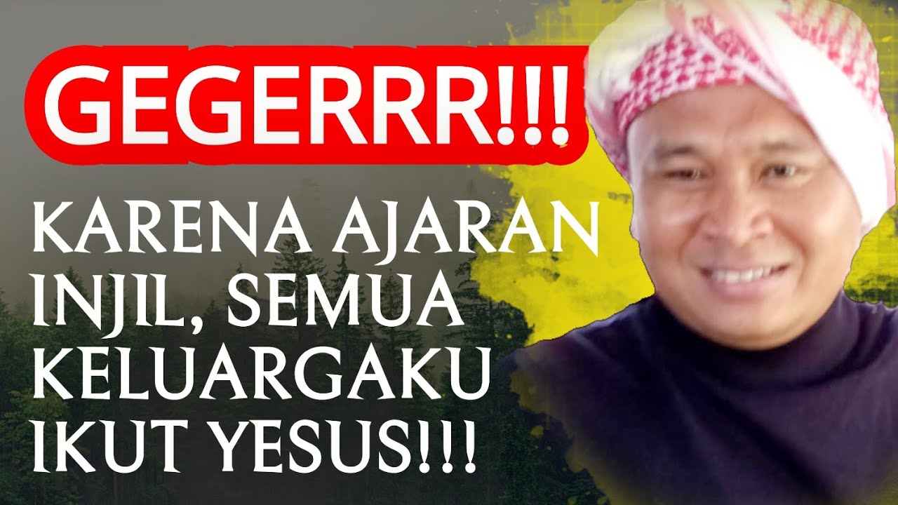 DOANYA TERJAWAB! BAPAK INI TINGGALKAN AGAMANYA MEMBAWA IBU & ADIKNYA SEMUA TERIMA TUHAN YESUS.