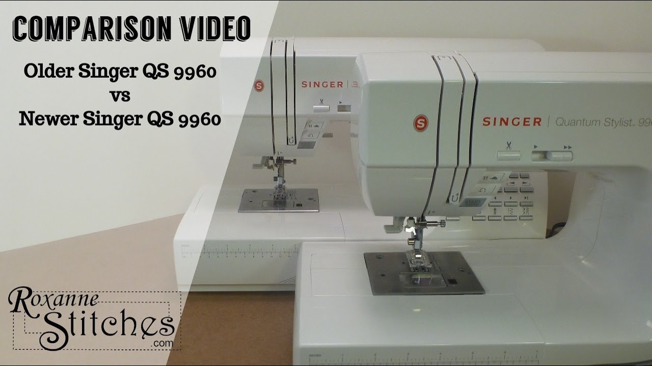 Видео сравнения: старая и новая модель Singer QS 9960