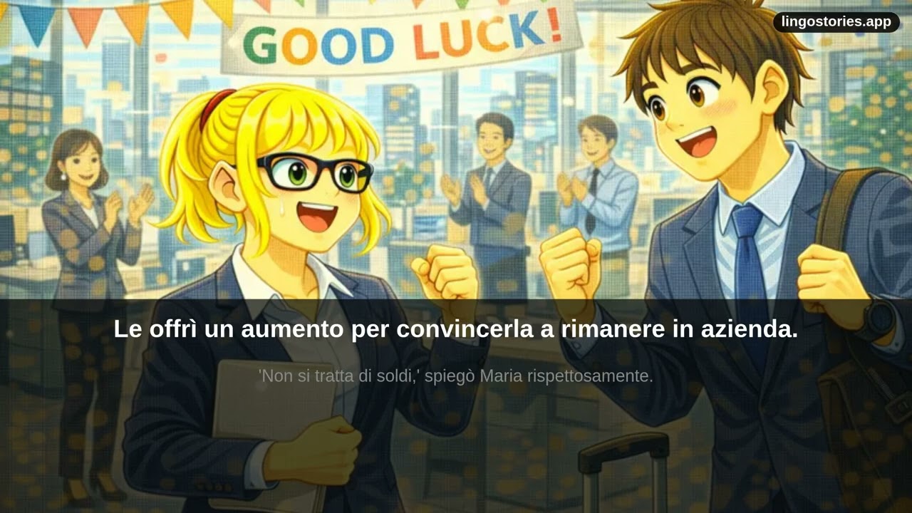 Learn Italian with Stories: Una nuova carriera | B1 Beginner