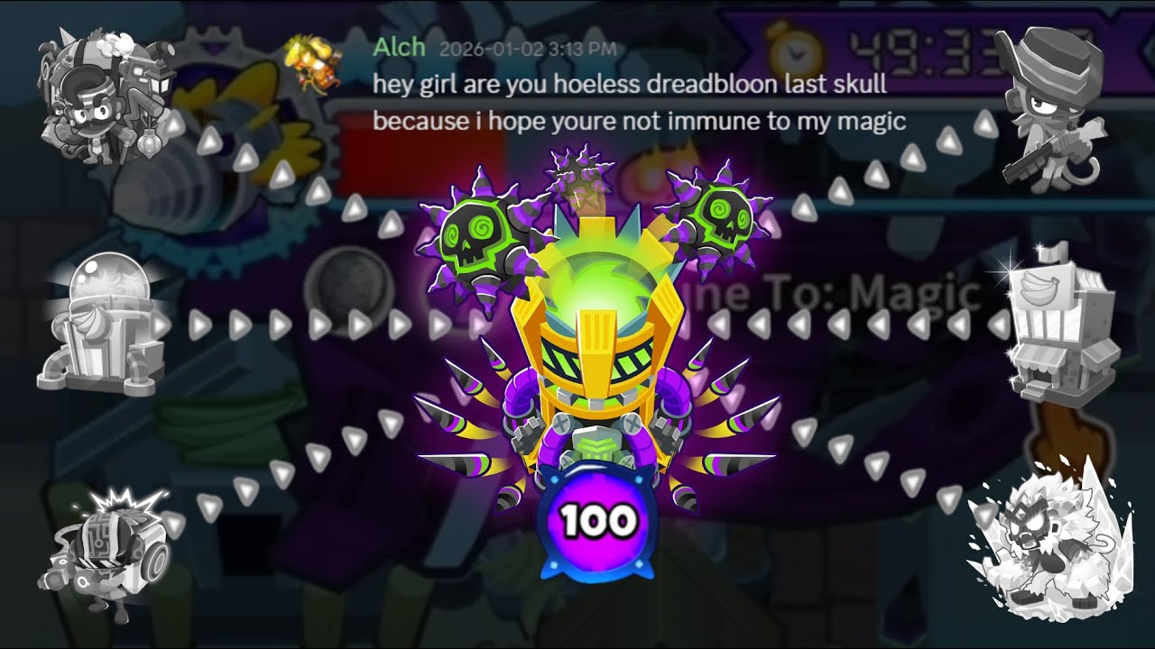 All Pops Elite Dreadbloon With Degree 100 Spike Paragon!!