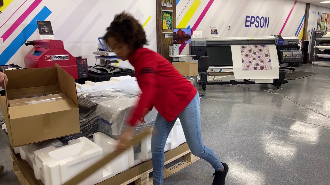 Unboxing and Setup | Epson SureColor F2100 Direct to Garment (DTG) Printer