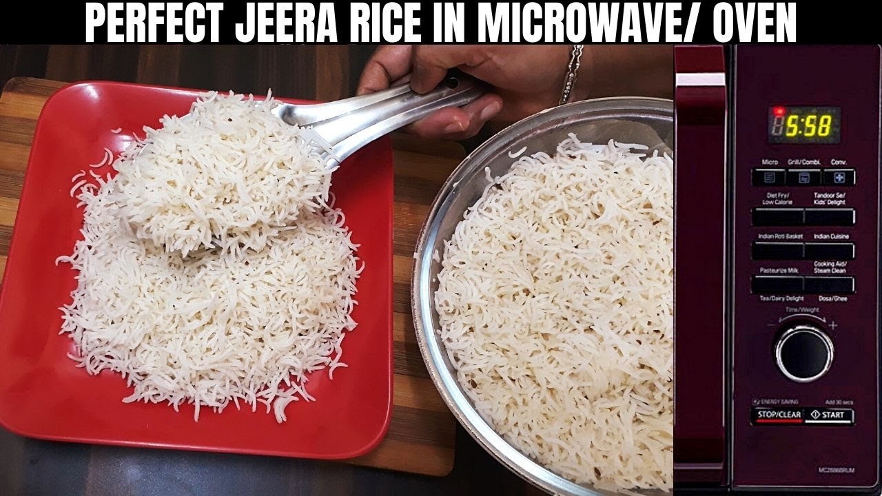 माइक्रोवेव में Perfect जीरा Rice बनाने का आसान तरीका जो इससे पहले किसी ने नही बताया होगा.