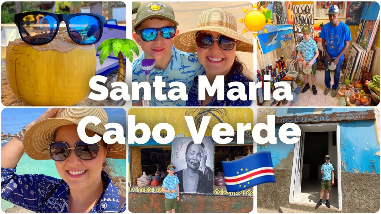 O que visitar em Santa Maria, Sal, Cabo Verde 🇨🇻 Em busca da água de coco 🥥🌴