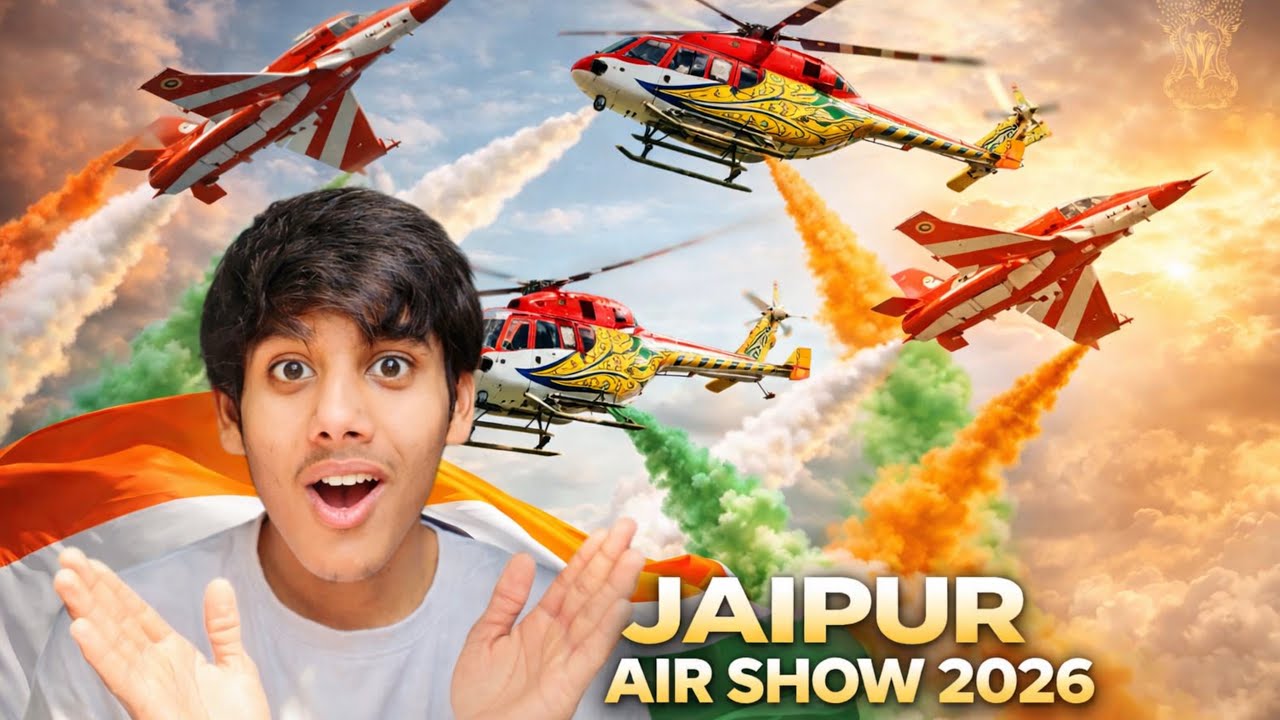 Indian Air Forces Show In Jaipur 2026 | Live Air Show In jaipur 