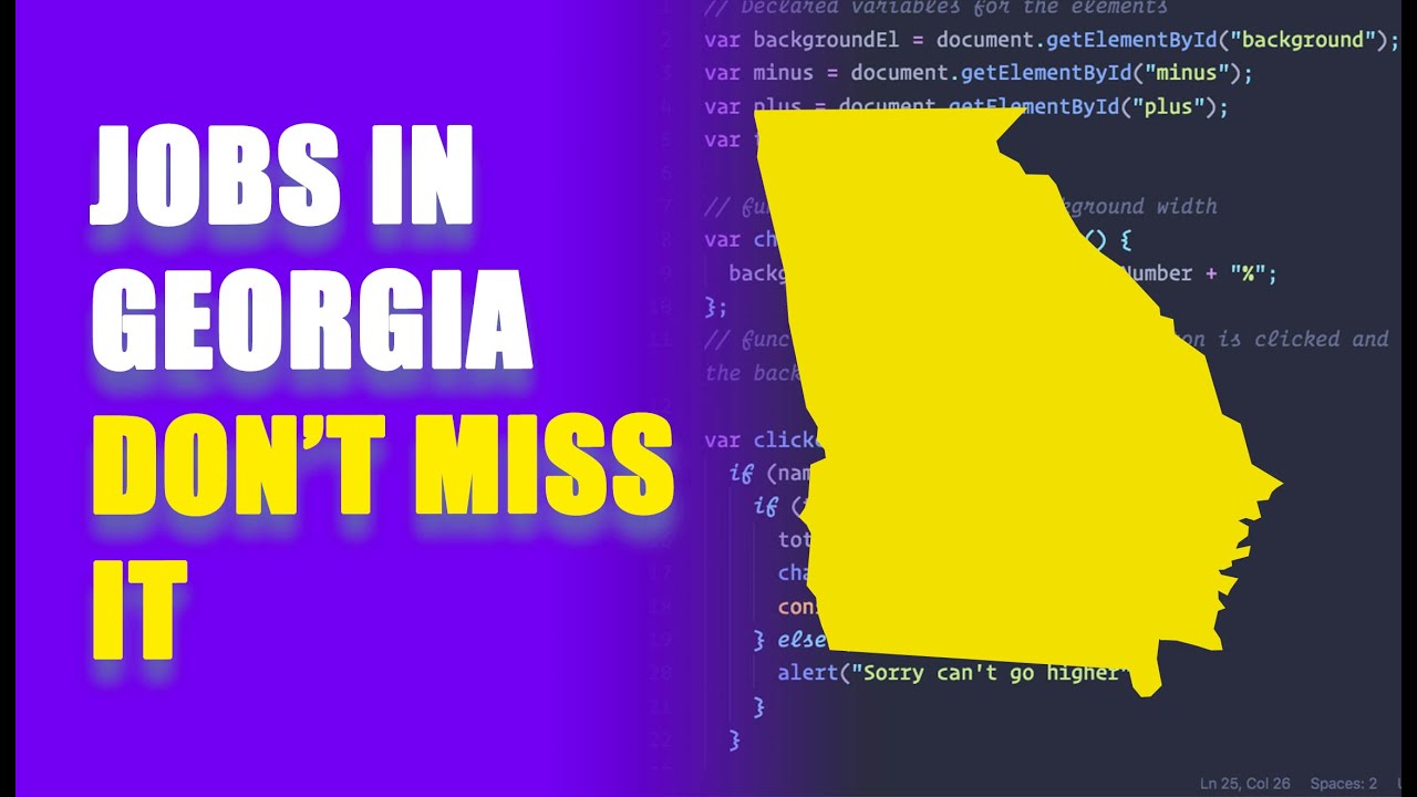 Web Development Jobs In GEORGIA  (Atlanta, Augusta, Savannah)