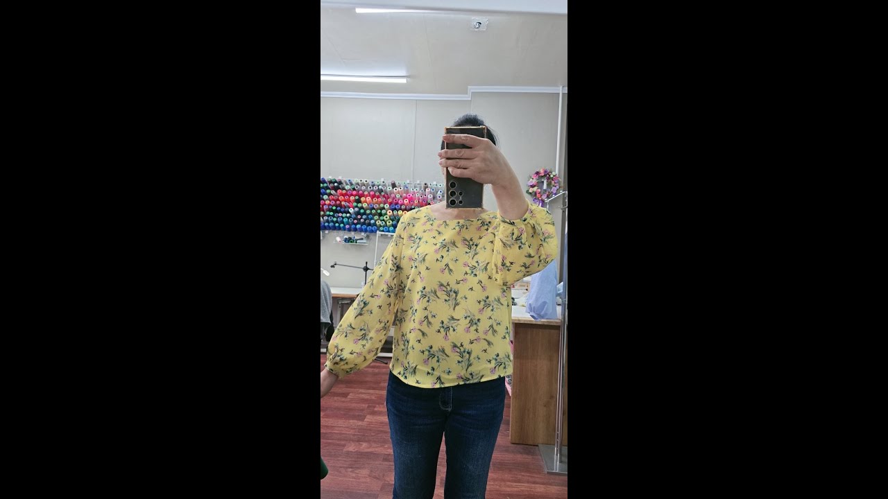 블라우스안감재봉/여름원단몸판안감재봉법/비치는원단안감넣는방법/쉬폰원단안감넣기/여름원단안감재봉법/얇은원단활용법/비치는원단옷만들기방법