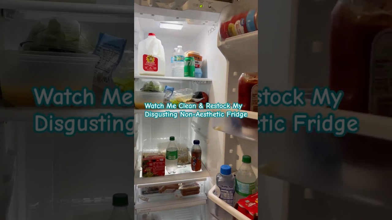 Cleaning & Reorganizing My Fridge #cleanwithme #fridgedeepclean #espa&ntilde;ol #limpiaconmigo