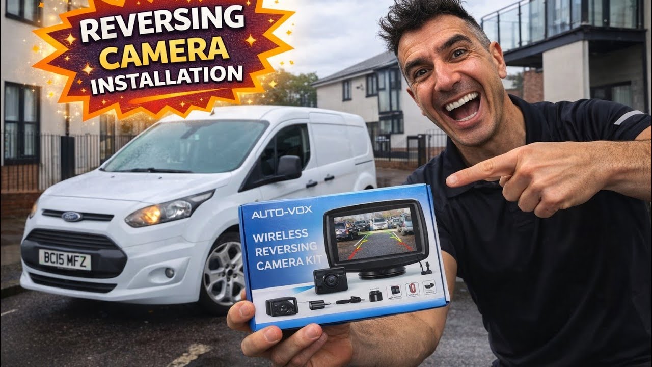 Ford Transit Connect MK2 Reversing camera installation