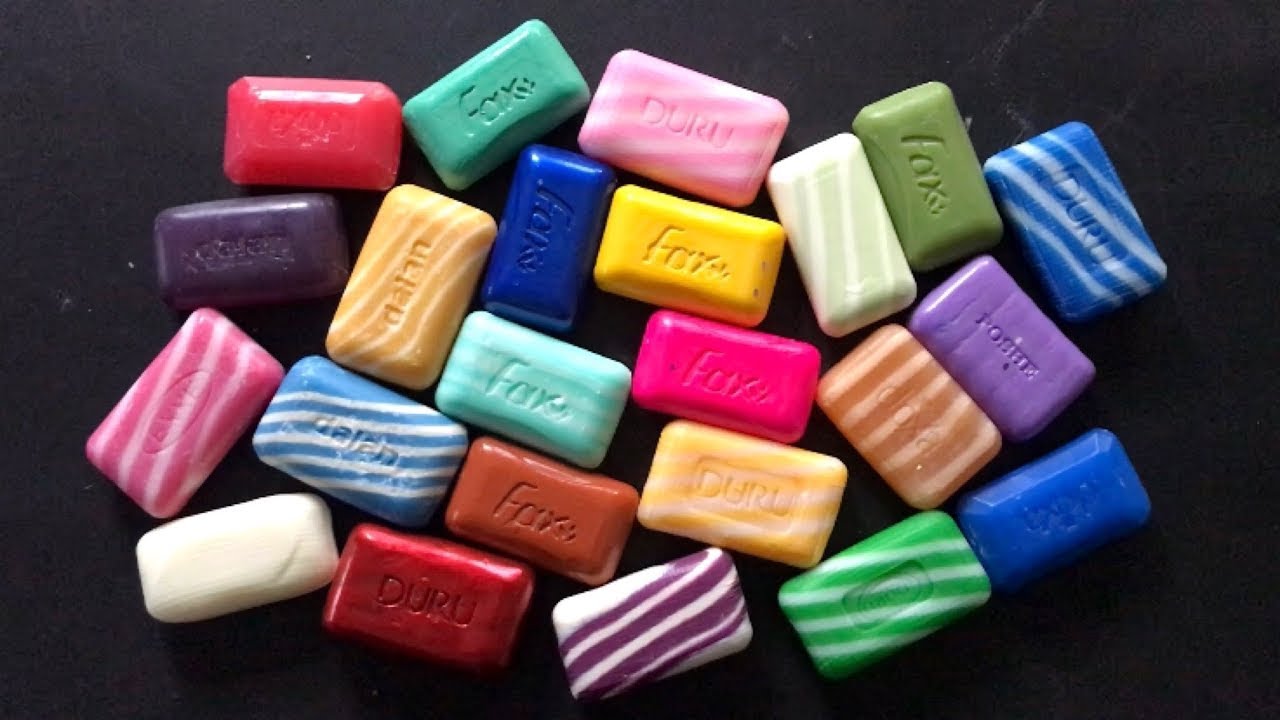 Soap SET   Cutting dry soap + varnished soap  cubes   #ASMRSOAP   Entspannendes ASMR zum Einschlafen