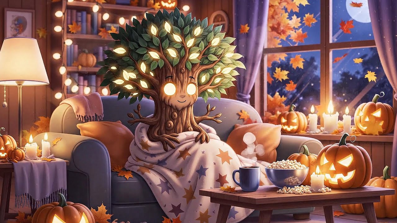 Haunted Nights 🌙 | Halloween Lo-Fi Mix for Spooky Season | Chill Beats to Study, Sleep & Reflect