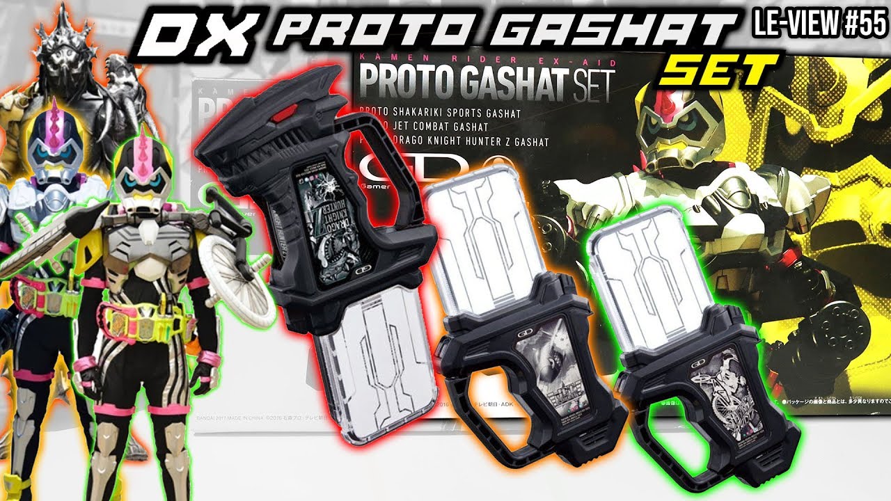 [Le-View #55] GASHAT PALSU? BAJAKAN? PROTO GASHAT SET KAMEN RIDER LAZER TURBO Ex-Aid RTV