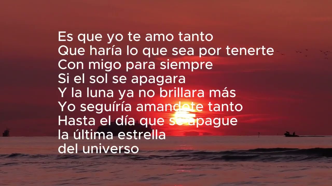 Te amo tanto