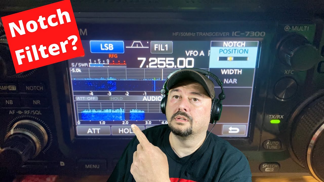 ICOM IC-7300 Notch Filter Made Easy - Ham Radio