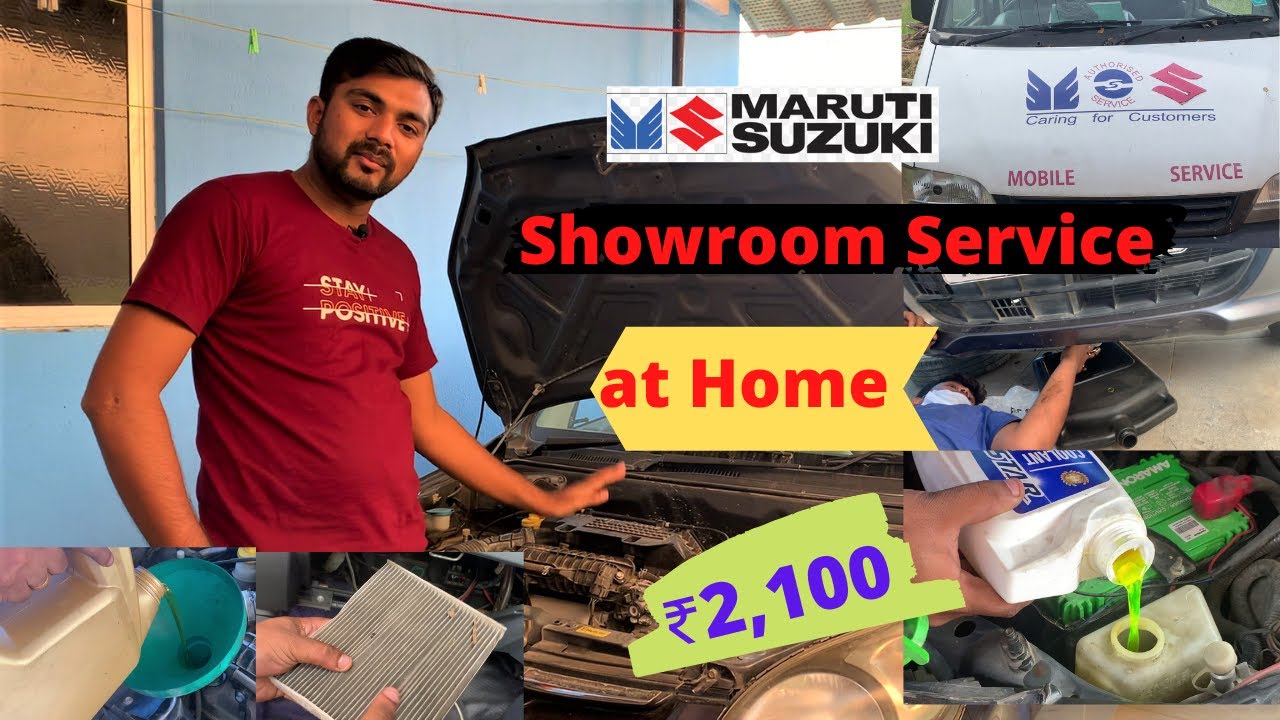 Maruti car Showroom Service at Home | Full service | Live demo | Step by Step | Time Tv | Tamil