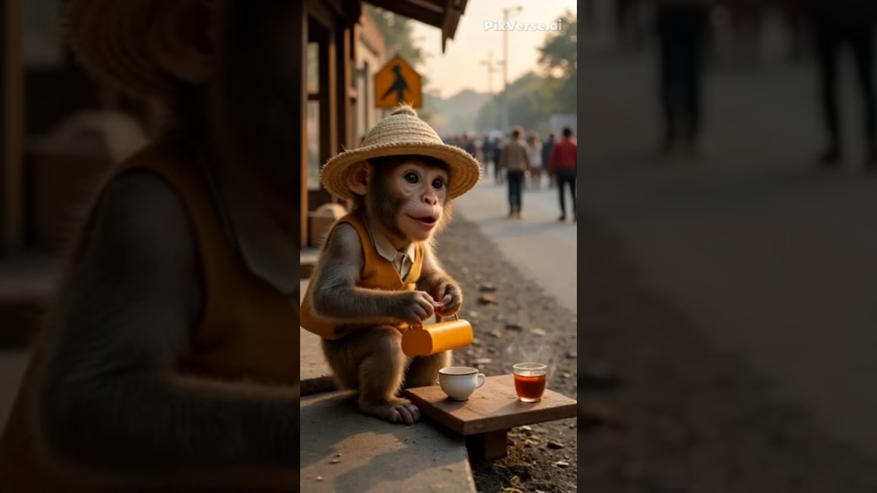 #MonkeyReel #BandarWalaFun #FunnyMonkey #HumanLikeMonkey #MonkeyEmotions#MonkeyBlog #BandarKiKahani
