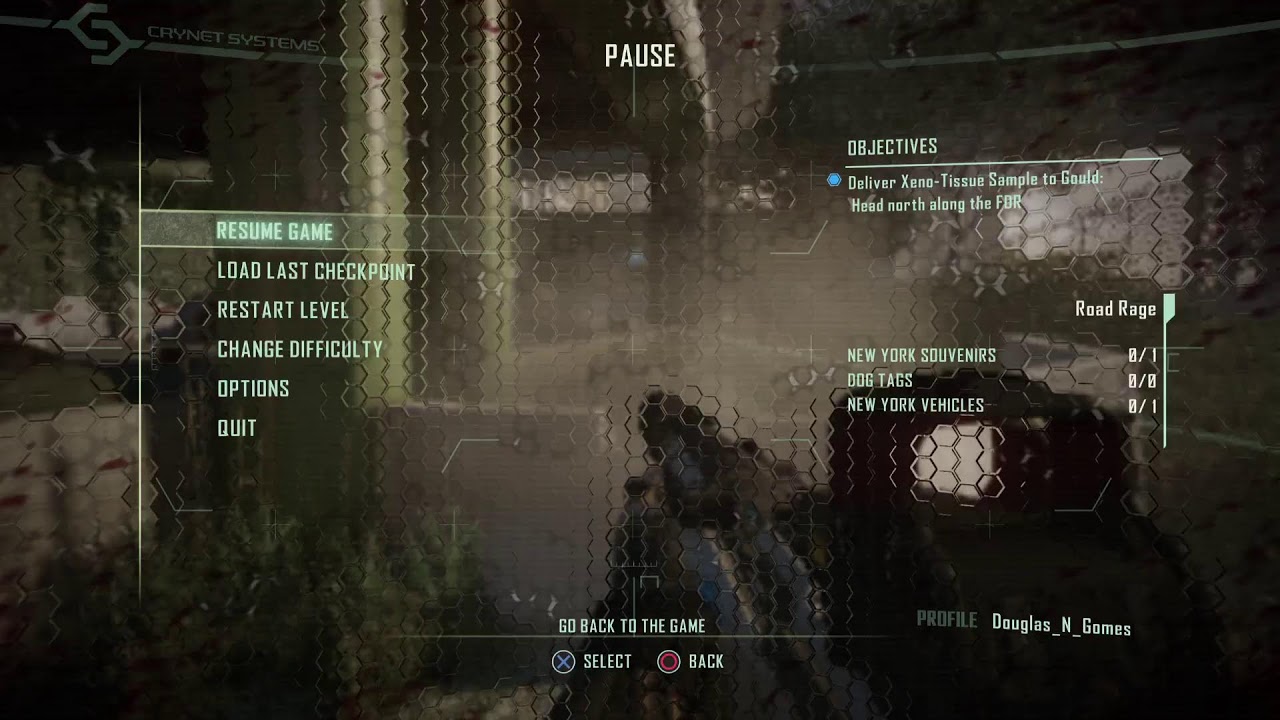 Crysis 2 PS5 - Continuando a Campanha