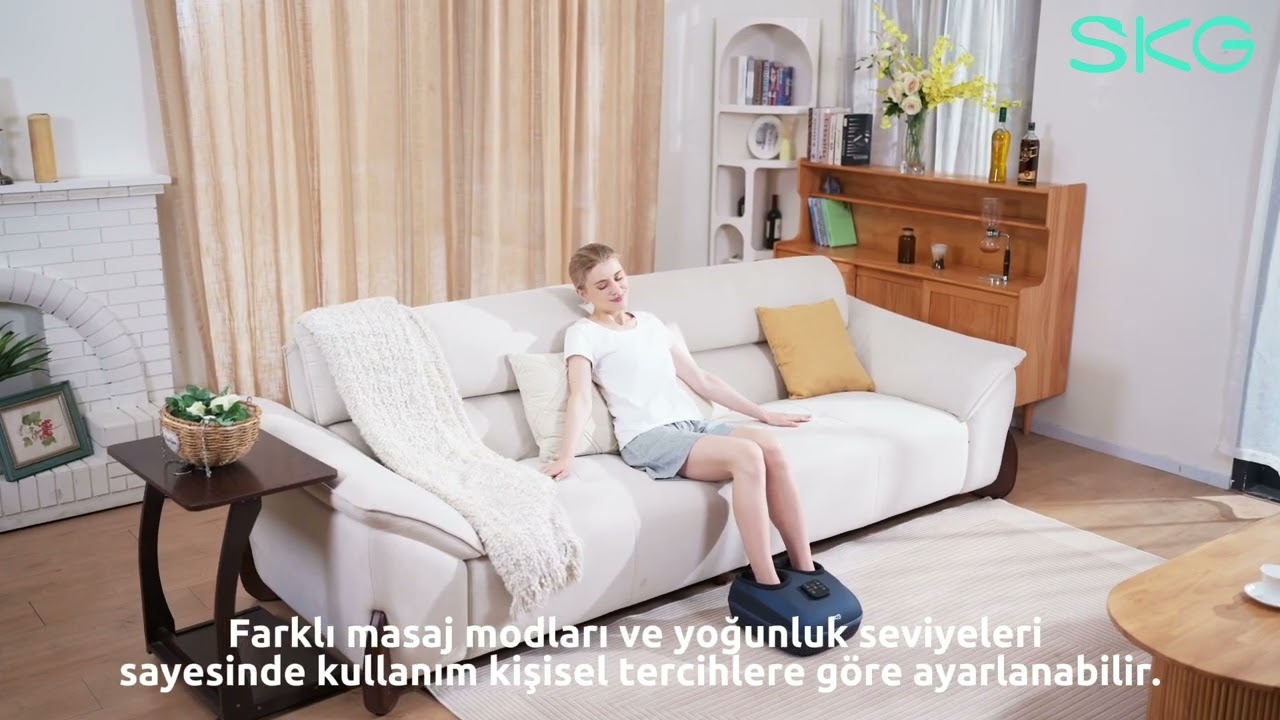 SKG YS100 Shiatsu Akıllı Ayak Masaj Aleti tanıtım videosu