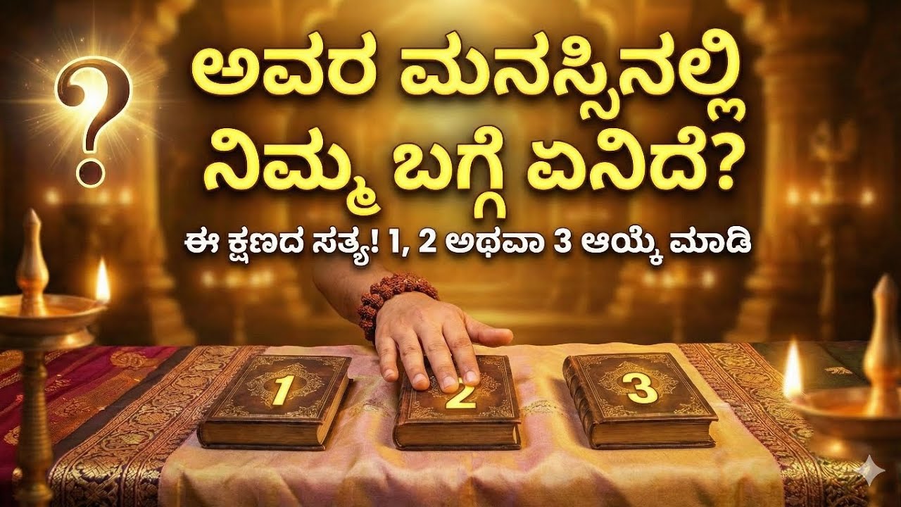 ಅವರ ಮನಸ್ಸಿನಲ್ಲಿ ನಿಮ್ಮ ಬಗ್ಗೆ ಏನಿದೆ? ಈ ರಹಸ್ಯ ಕೇಳಿದ್ರೆ ಶಾಕ್ ಆಗ್ತೀರಾ! 🤫💔 || Select one book || Divine K
