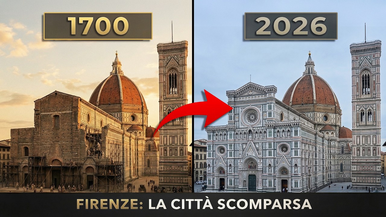 Firenze 1700 vs Oggi | Il Volto Nascosto della Città