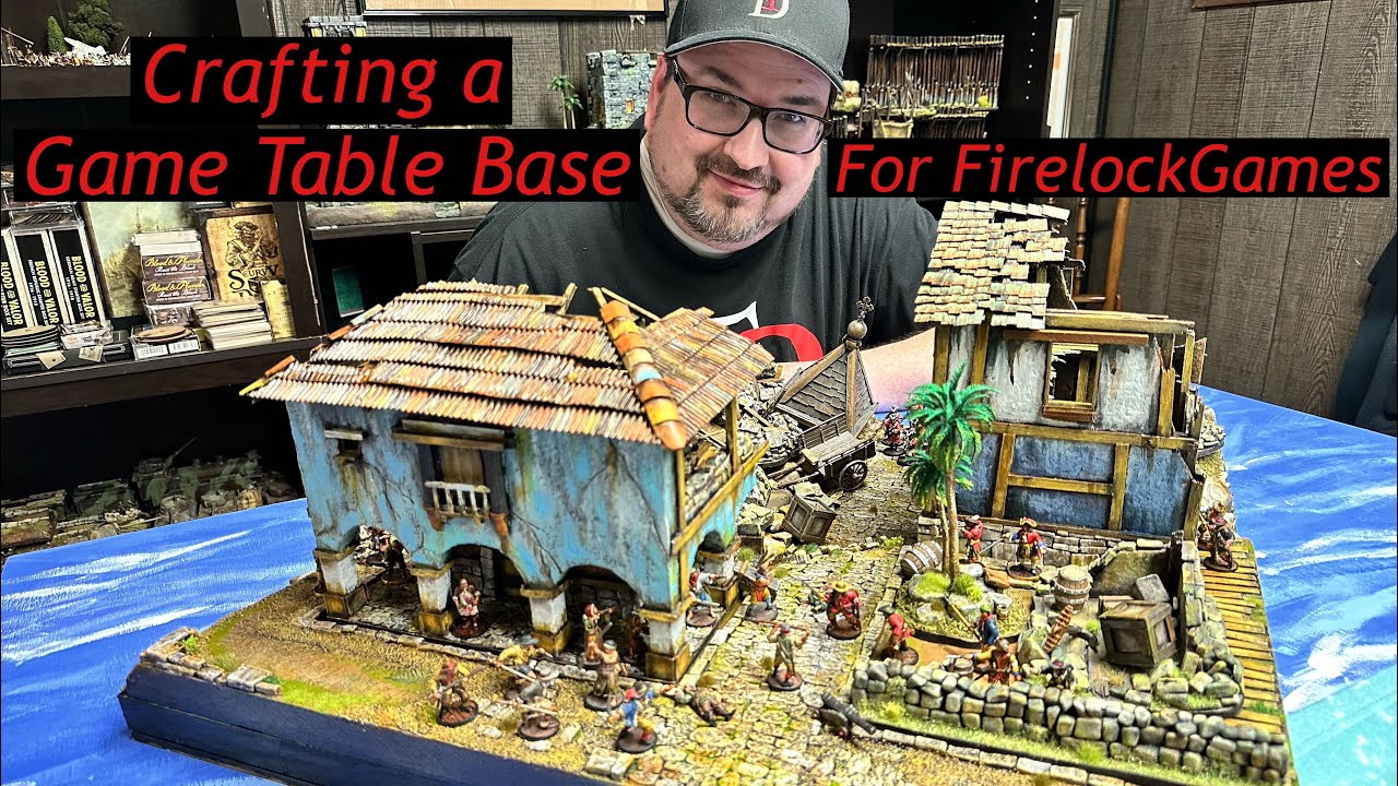 Crafting a Game Table Base For FirelockGames